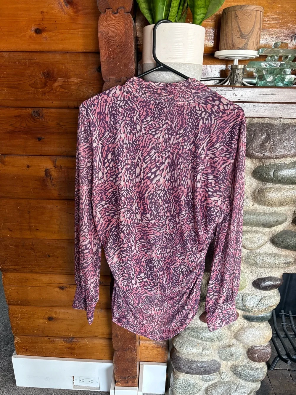 Romantic Tie Neck Blouse | Quiet Luxury Office Chic XL - Picture 5 of 6